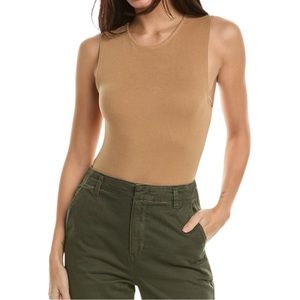 Monroe Ponte Sleeveless Bodysuit SZ L NWT